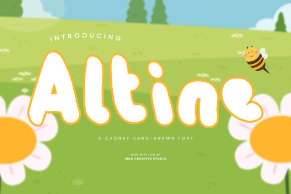 Altine: A Bold Hand-Drawn Font for Scroll-Stopping Marketing