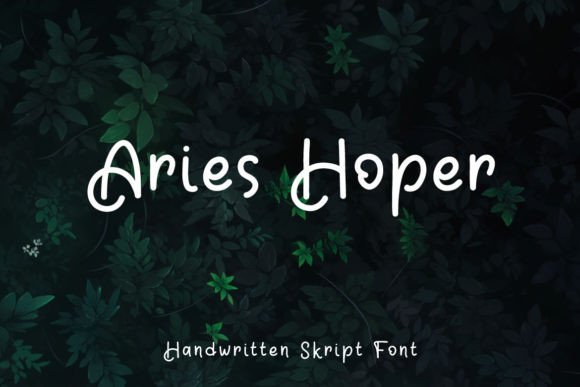 Aries Hoper: A Handwritten Script Font That Feels Like Home