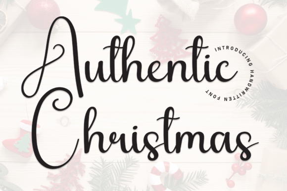Authentic Christmas Font for Warm, Trustworthy Branding
