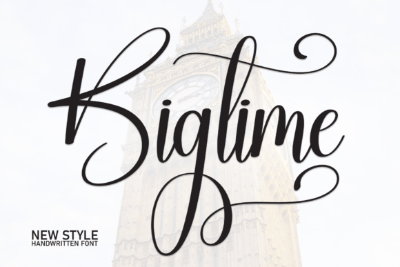 Bigtime: A Handwritten Font That Earns Its Space in Real Campaigns