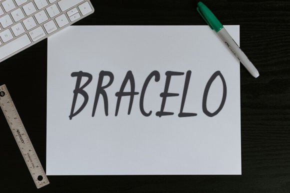 Bracelo: A Handwritten Font That Builds Brand Trust