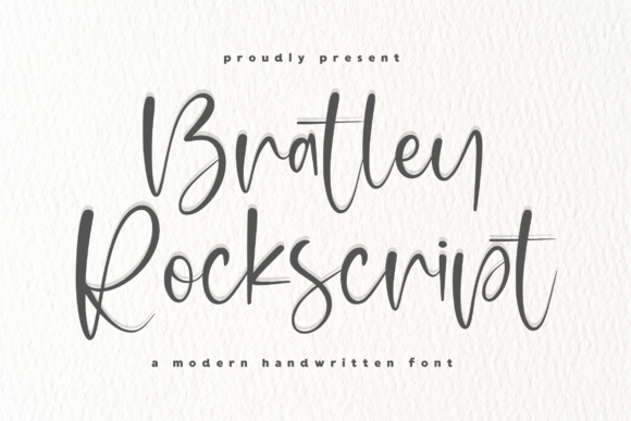 Bratley Rockscript: A Handwritten Script Font That Feels Like a Signature