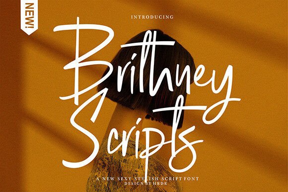 Brithney Scripts: A Stylish Script Font for Editorial Design