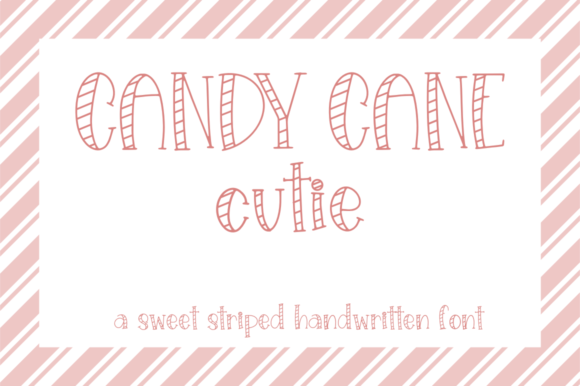 Candy Cane Cutie: A Playful Script Font for Digital Branding