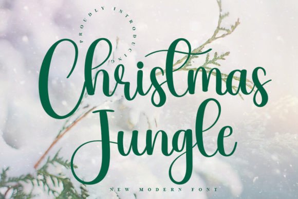 Christmas Jungle: A Handwritten Font That Feels Like Home