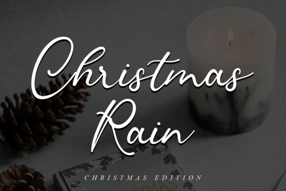 Christmas Rain: A Festive Script Font for Handmade Joy