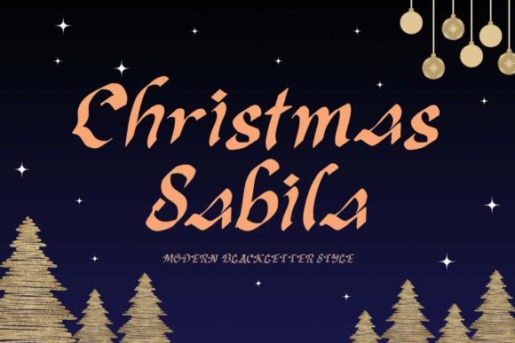 Christmas Sabila: A Handwritten Font for Crafters & Sellers