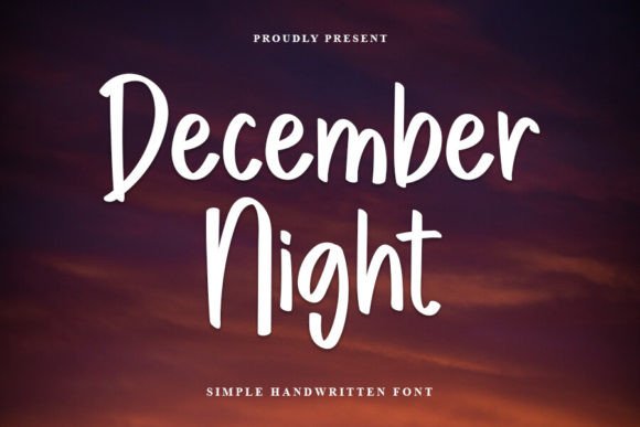 December Night: A Festive Script Font for Scroll-Stopping Campaigns