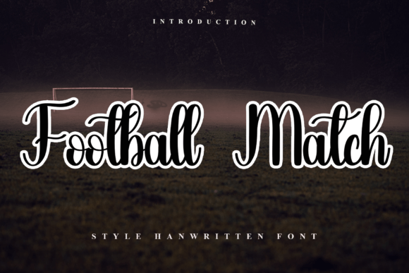 Football Match: A Distinctive Script Font for Editorial Design