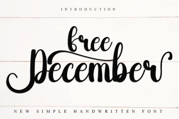 Free December: A Playful Handwritten Font for Real Branding