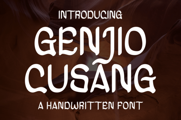 Genjio Cusang: A Distinctive Script Amp Font for Digital Branding