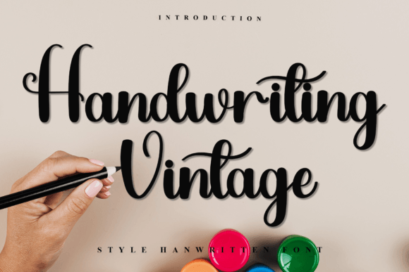 Handwriting Vintage Font for Warm, Trustworthy Branding