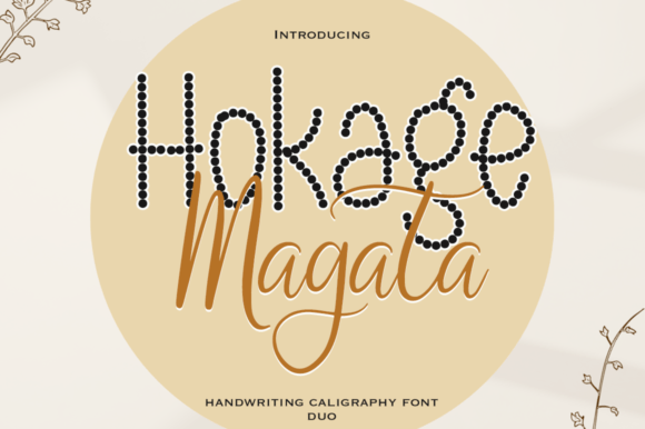 Hokage Magata: A Thoughtful Script Font for Editorial Warmth
