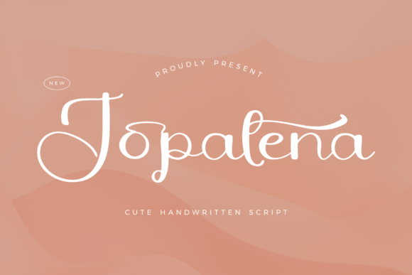 Jopalena: A Flowing Handwritten Script Font for Digital Design