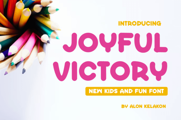 Joyful Victory: A Sweet Handwritten Font for Warm Brand Identities