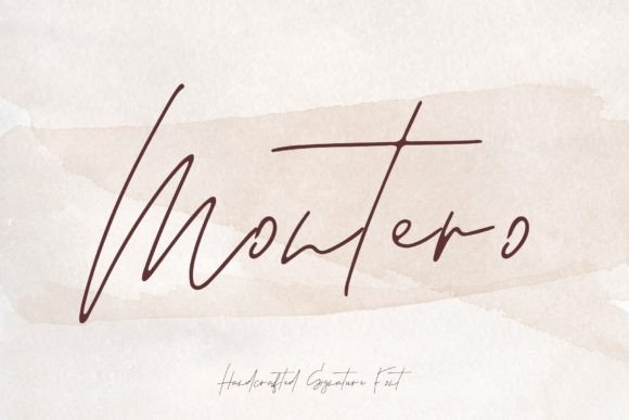 Montero: A Hand-Drawn Script Font That Feels Human on Screen