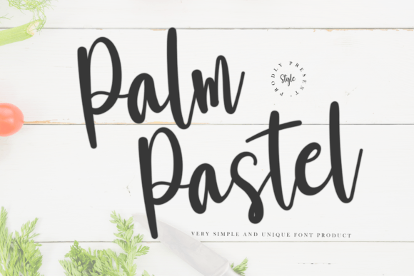 Palm Pastel: A Friendly Handwritten Typeface for Warm Brand Identities