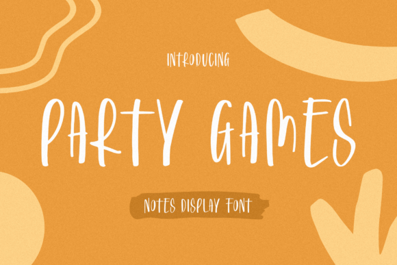 Party Games: A Joyful Handwritten Font for Brand Personality
