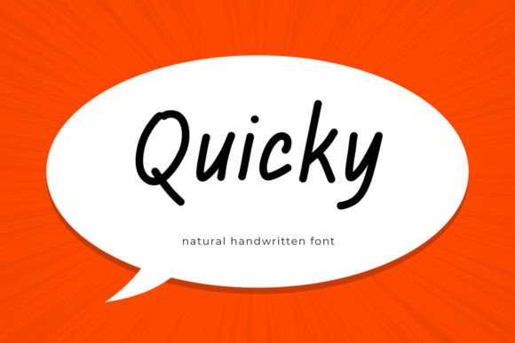 Quicky: A Natural Handwritten Font That Makes Your Brand Feel Human