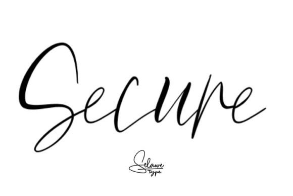 Secure: A Signature Font That Makes Your Brand Feel Trusted