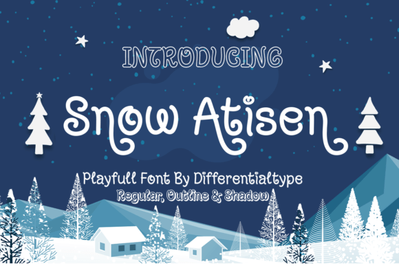 Snow Atisen: A Festive Handwritten Font for Digital Brand Moments