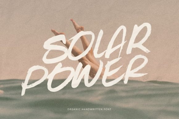 Solar Power: A Handwritten Script Font for Editorial Warmth