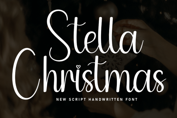 Stella Christmas: A Friendly Handwritten Font for Real Small Businesses