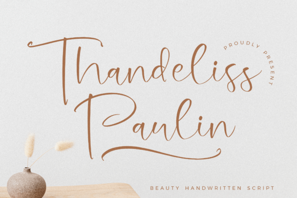 Thandeliss Paulin: A Romantic Handwritten Font for Crafters & Sellers