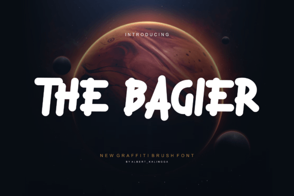 The Bagier: A Bold Handwritten Font for Digital Branding