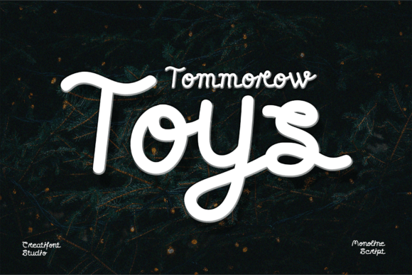 Tomorrow Toys: A Playful Script Font That Feels Like Brand Magic