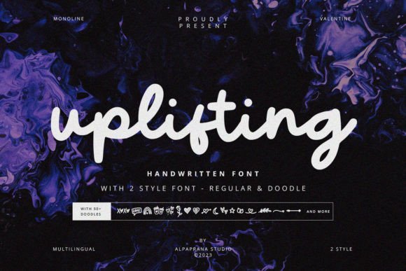 Uplifting: A Handwritten Font That Elevates Digital Branding