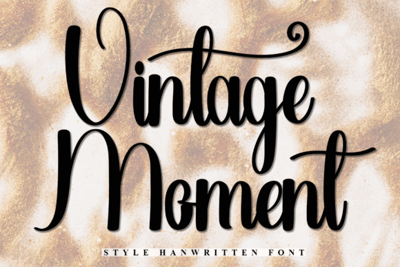 Vintage Moment: A Festive Script Font for Digital Branding