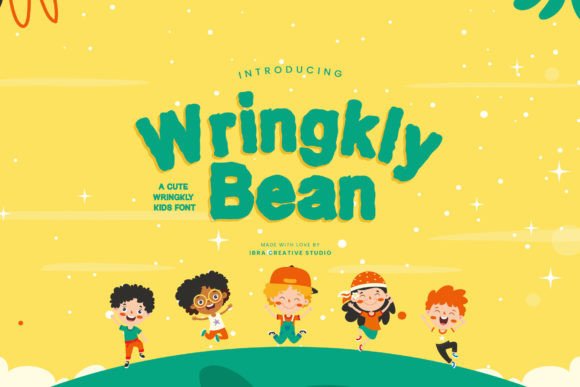 Wrinkly Bean: A Playful Display Font That Makes Kids’ Campaigns Instantly Recognizable